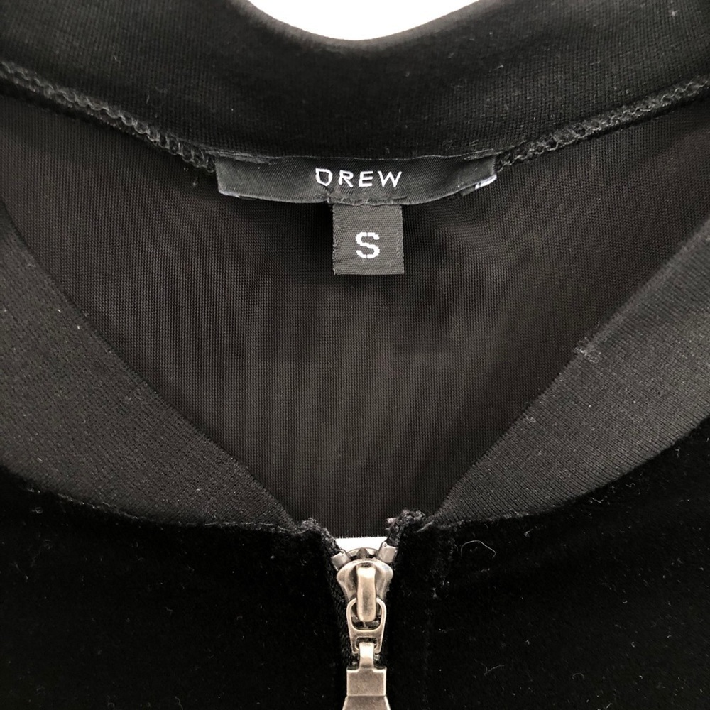 DREW I Anthropology I Velour Black Bomber … - Picture 9 of 9